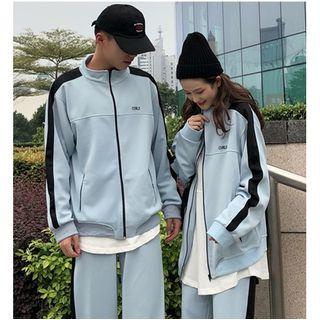 Couple Matching Set: Zip Jacket + Harem Pants