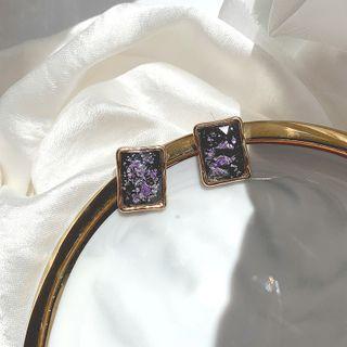 Rhinestone Stud Earring 1 Pair - Bm0436 - As Shown In Figure - One Size