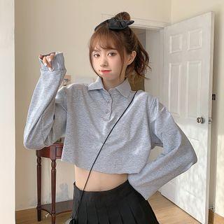 Collared Cropped Pullover / Tank Top