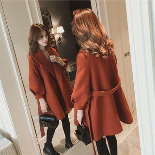 Sashed Plain Coat