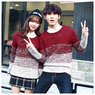 Couple Matching Gradient Sweater