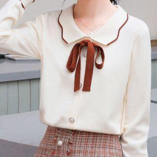 Ribbon Knit Blouse