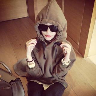 Hooded Loose-fit Pullover