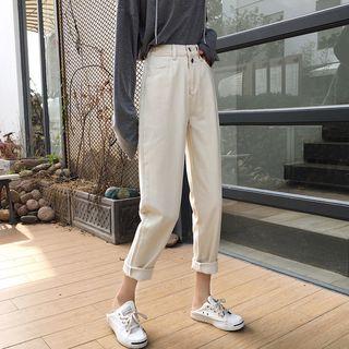Roll Up Plain Pants