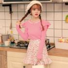 Ruffle Knit Pullover