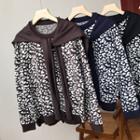 Set: Leopard Print Sweater + Shawl