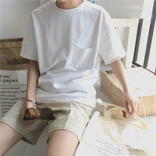 Plain Sort-sleeve T-shirt