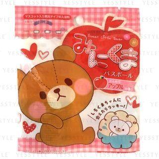 Daiso - Sweet Little Bear Bath Ball 1 Pc - Random Color