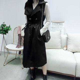 Double Breasted Trench Vest