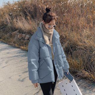 Waffle Down Coat
