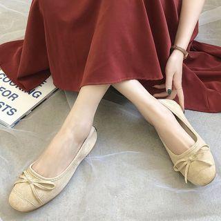 Faux Suede Ballerina Flats