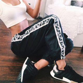 Lace Panel Sweatpants
