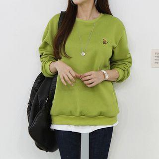 Raccoon Embroidery Sweatshirt