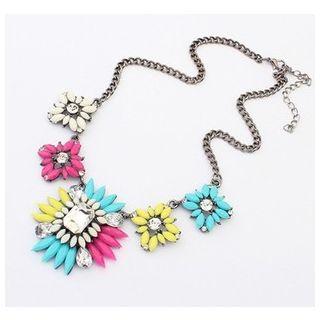 Gemstone Segment Necklace