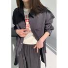 Couple Crinkled Loose-fit Shirt
