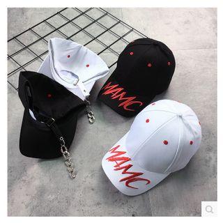 Chained Lettering Baseball Cap