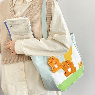 Canvas Tote Bag / Tiger Charm / Set