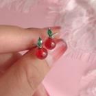 925 Sterling Silver Bead Fruit Earring 1 Pair - One Size