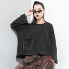Studded Pullover Black - One Size
