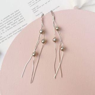 Ball Drop Earring 1 Pair - Long - Earrings - One Size