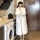 Double-breasted Furry Coat