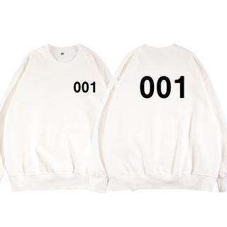 Long Sleeve Fleece-lined 001 Printed Pullover