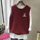 Rabbit Printed Vest