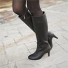 Zip-side Knee-high Boots