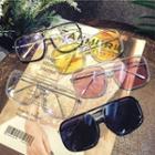 Retro Plastic Square Sunglasses