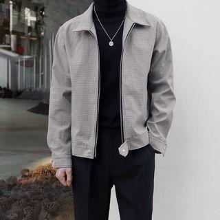 Zip-up Check Herrington Jacket