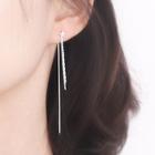 Star Metal Fringe Threader Earring 1 Pair 0 925 Silver - Silver - One Size