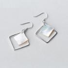 925 Sterling Silver Paua Shell Drop Earrings