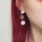 Alloy Sequin Dangle Earring 1 Pair - Aea0213 - As Shown In Figure - One Size