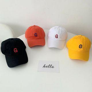 Embroidered Letter G Baseball Cap