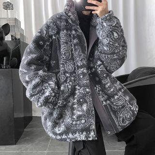 Paisley Fleece Two-way Cargo Jacket