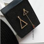 Triangle Non Matching Earring