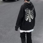 Ribs Print Hoodie