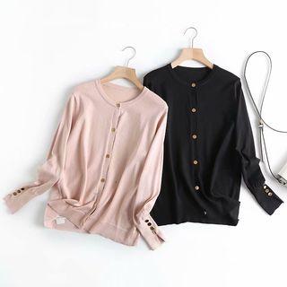 Buttoned Cuff Cardigan