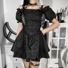 Sleeveless Lace Dress / Crop Top