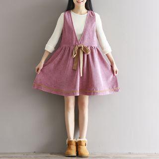 Bow-accent Tank Dress