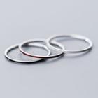 Set Of 3: 925 Sterling Silver Ring