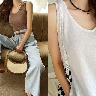 Slit-side M Lange Tank Top