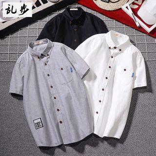 Short-sleeve Chest Pocket Shirt