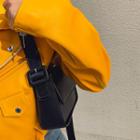 Buckled-strap Flap-over Shoulder Bag