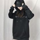 Oversized Print Hoodie