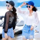 Fishnet Zip Jacket