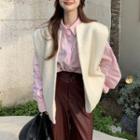 Plain Shirt / Straight Leg Pants