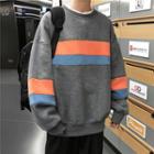 Color Block Oversize Pullover