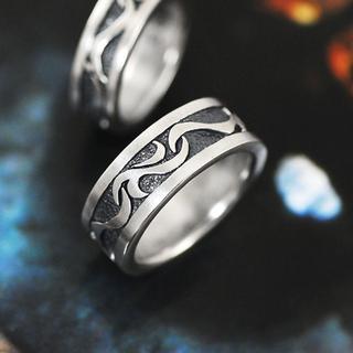 Hand Made Engraved Sterling Sliver Ring