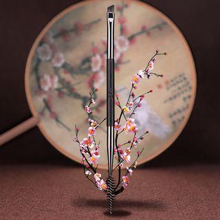 Dual Head Eyebrow Makeup Brush As Shown In Figure - One Size